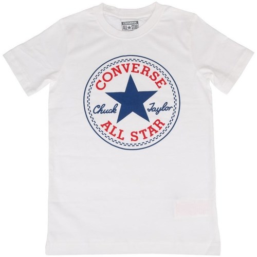 Textil Homem T-Shirt mangas curtas Converse Chuck Taylor All Star Branco