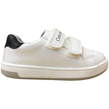 Sapatos Sapatilhas Trainers CALVIN KLEIN JEANS Low Cut Lace-Up Sneaker V3A9-80196-0316 Pink 302 26318-24 Branco