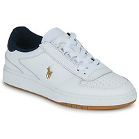 Sapatos Sapatilhas Polo Ralph Lauren POLO CRT PP-SNEAKERS-LOW TOP LACE Branco / Marinho