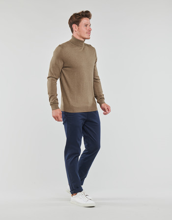 Selected SLHBERG ROLL NECK Bege
