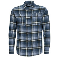Textil Homem Camisas mangas comprida Selected SLHREGSCOT CHECK yardsale SHIRT Azul