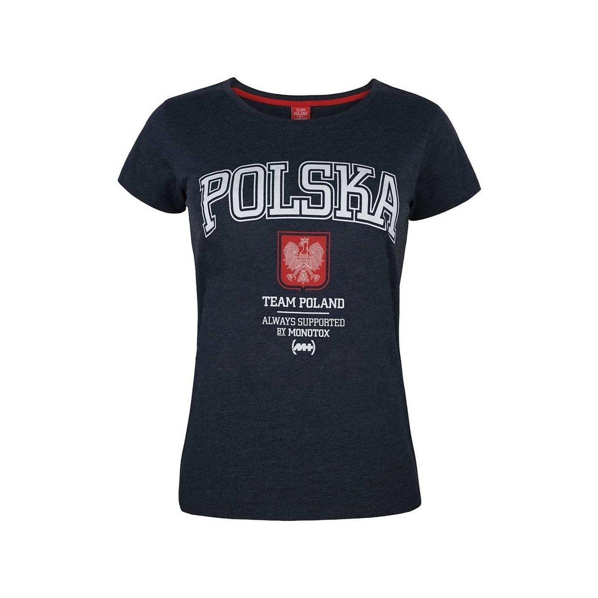 Textil Mulher T-Shirt mangas curtas Monotox Polska College Preto