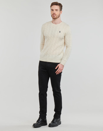 Polo Ralph Lauren LSCABLECNPP-LONG SLEEVE-PULLOVER Marfim
