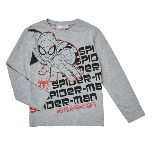 Textil Rapaz Artigos De Decoração TEAM HEROES  T-SHIRT SPIDER-MAN Cinza
