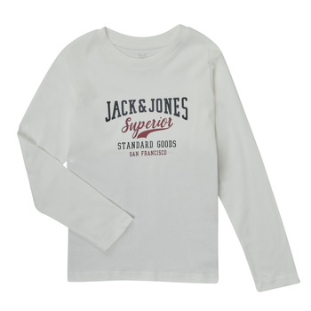Textil Rapaz T-shirt mangas compridas Jack & Jones JJELOGO TEE LS O-NECK Vermelho