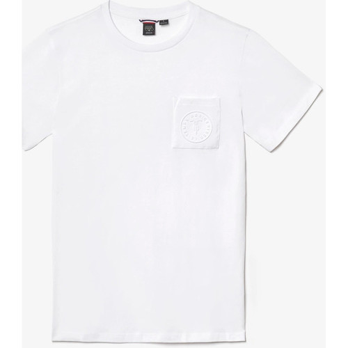 Textil Homem T-shirts e Pólos Le Temps des Cerises T-shirt PAIA Branco