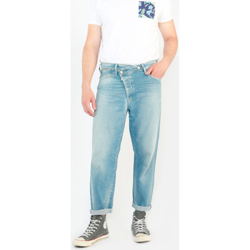 Textil Homem Calças de ganga Le Temps des Cerises Jeans largo , 7/8 Azul