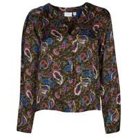 Textil Mulher camisas Vila VISURINA V-NECK L/S TOP/ Multicolor