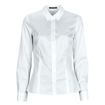 Textil Mulher camisas Guess CATE Branco