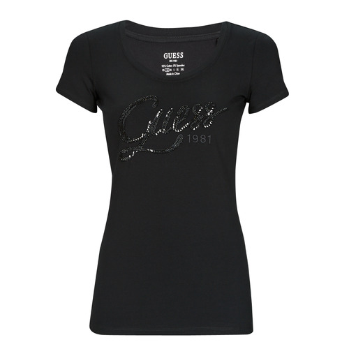 Textil Mulher The Dust Company Guess BRYANNA SS Preto