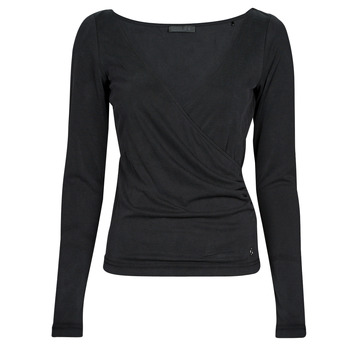 TeLux Mulher T-shirt mangas compridas Guess LS INES TOP Preto