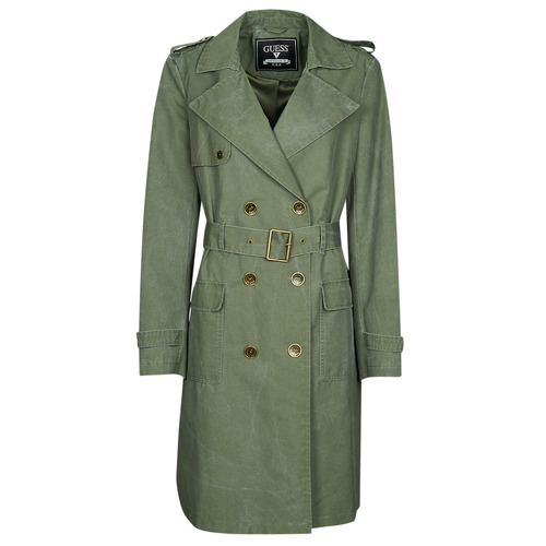 Textil Mulher Trench Jesshe Guess PRISCA TRENCH Cáqui