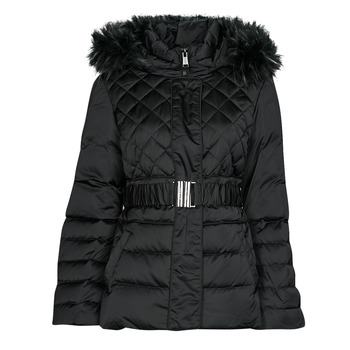 Textil Mulher Quispos BRERA Guess LAURIE DOWN JACKET Preto