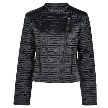 Textil Mulher Quispos Guess SWGG86 MARINE JACKET Preto