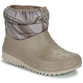 Sapatos Mulher Botas de neve Crocs CLASSIC NEO PUFF SHORTY BOOT W Bege