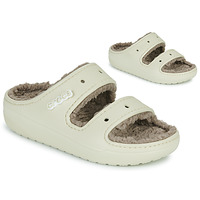 Sapatos Mulher Chinelos Crocs CLASSIC COZZZY SANDAL Bege