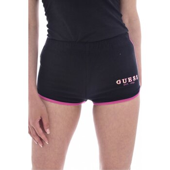 Textil Mulher Shorts / Bermudas Guess E1GD06 SG00M Preto