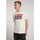 Textil Homem T-Shirt mangas curtas Mustang Alex C Print Branco