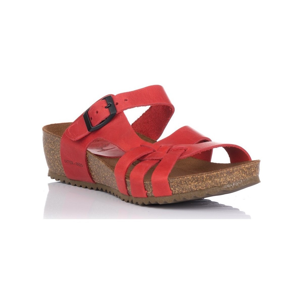 Sapatos Mulher Sandálias Interbios 5379 Vermelho