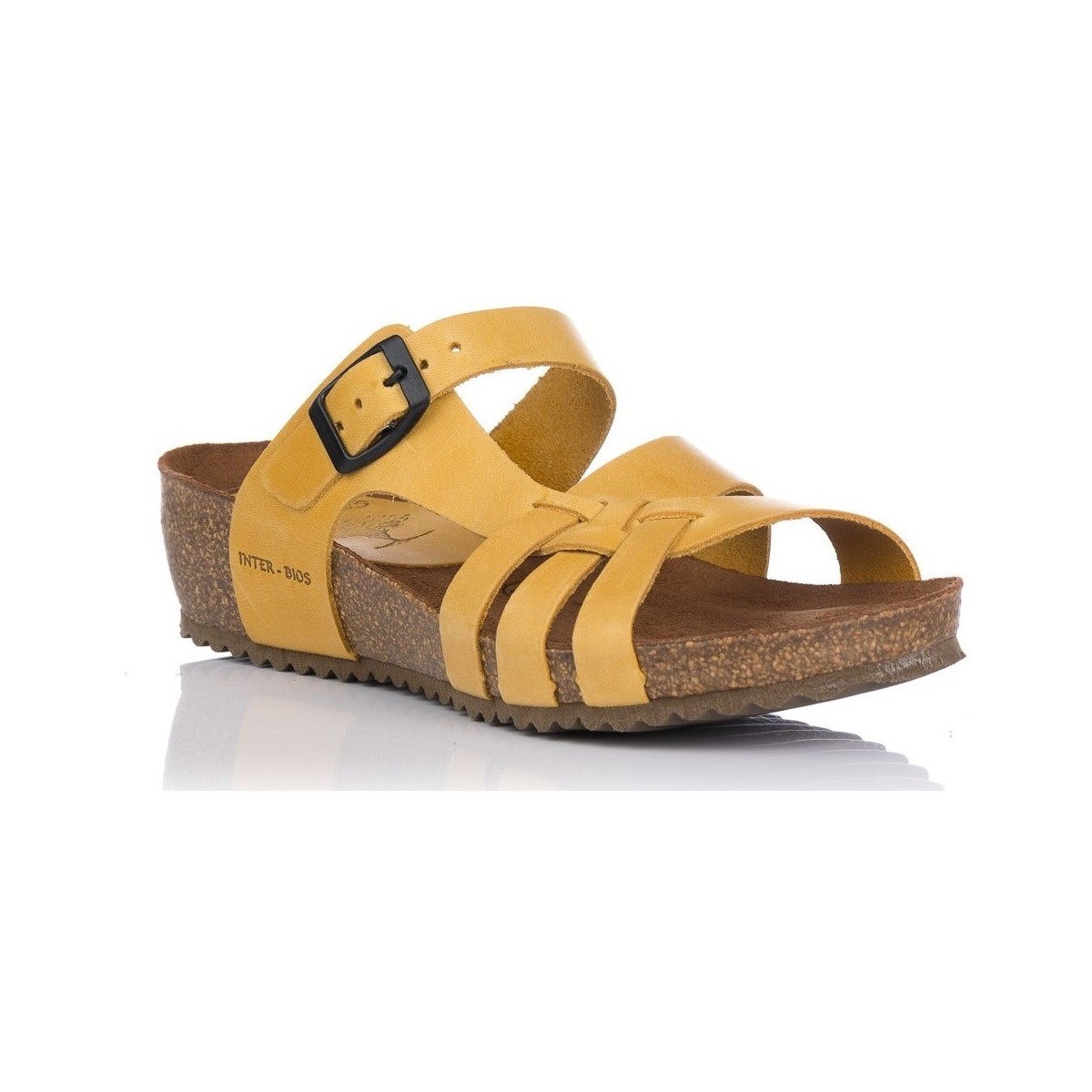 Sapatos Mulher Sandálias Interbios 5379 Amarelo