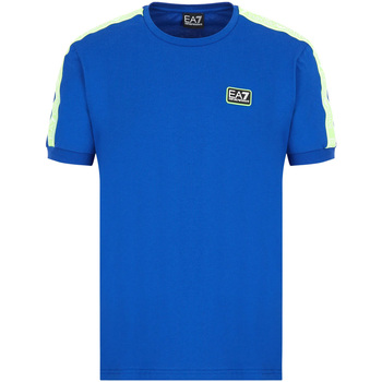 Textil Homem T-shirts e Pólos Ea7 Emporio Armani 3LPT18 PJ02Z Azul