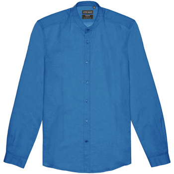 Textil Homem Camisas mangas comprida Antony Morato MMSL00666 FA400074 Azul
