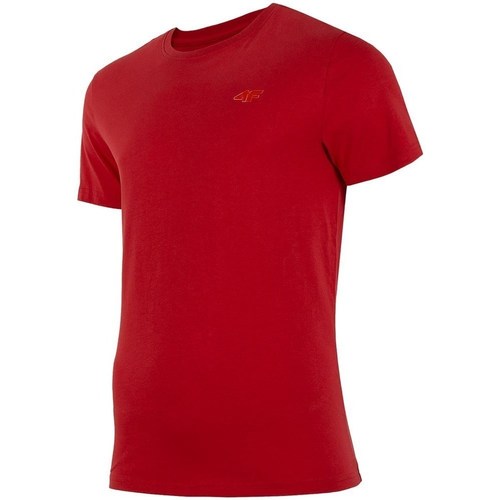 Textil Homem T-Shirt HAIDEN curtas 4F TSM352 Vermelho