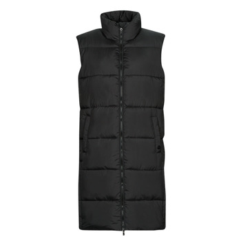 Textil Mulher Quispos Superdry STUDIOS LONGLINE QUILTED GILET Preto
