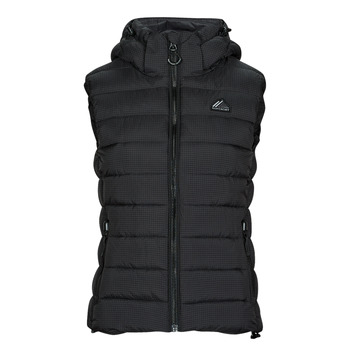 Textil Mulher Quispos Superdry CODE MTN FUJI PADDED GILET Preto