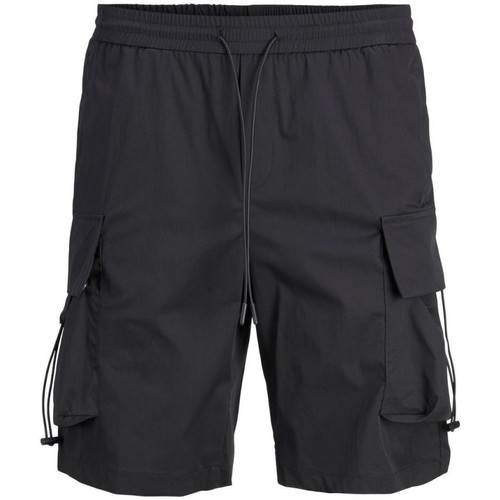 Textil Homem Shorts / Bermudas Jack & Jones 12205530 ROCKET-BLACK Preto