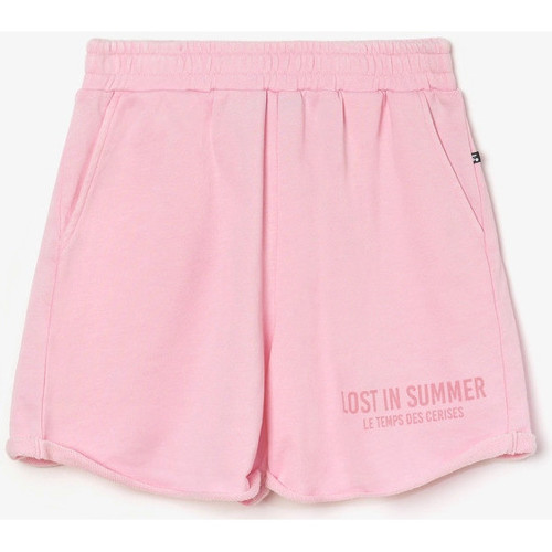 Textil Rapariga Shorts / Bermudas Le Temps des Cerises Calções CLARAGI Rosa