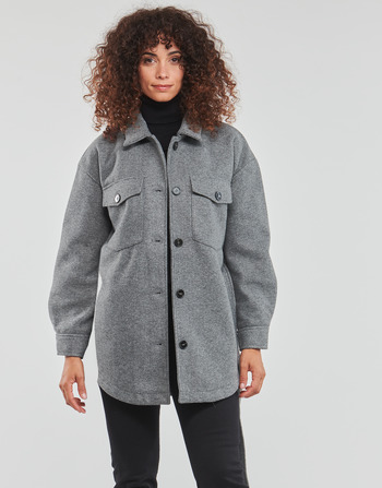 Textil Mulher jacket Only ONLEMMA FREJA SHACKET OTW Cinza
