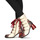 Sapatos Mulher Botins Laura Vita EVCAO Bege / Vermelho