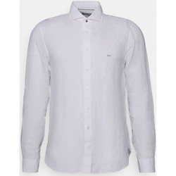 Textil Homem Camisas mangas comprida MICHAEL Michael Kors MK0DS01004 Branco
