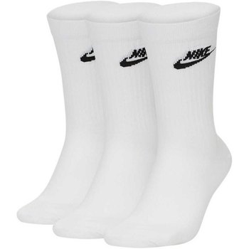 Roupa de interior Meias de desporto Nike retro Sportswear Everyday Essential Crew 3 Pairs Branco