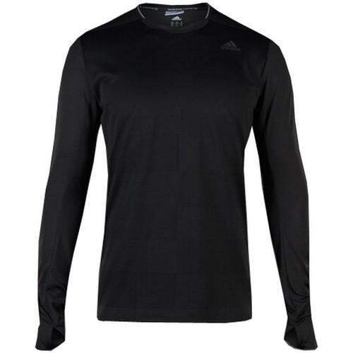 Textil Homem T-shirts e Pólos adidas Originals Supernova Tee Long Sleeve Preto