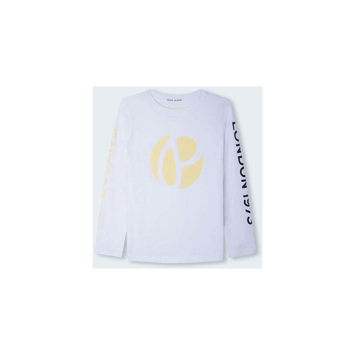 Textil Rapaz T-shirts e Pólos Pepe jeans PB503354-1-21 Branco