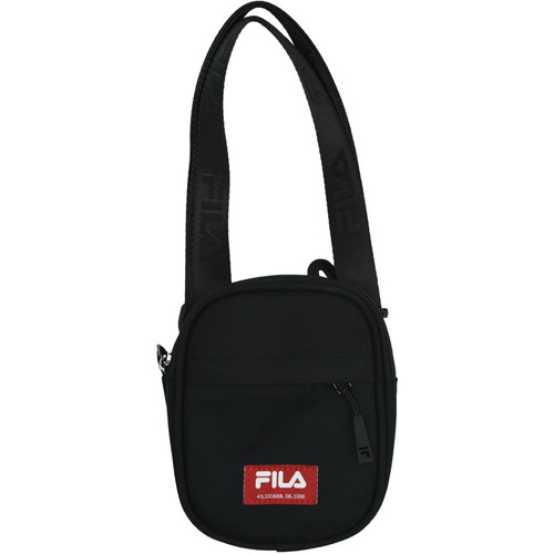 Malas Barinas Slim Classic Waist Bag Fila Badalona Badge Pusher Bag Preto