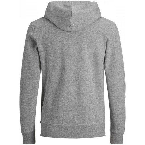 Jack & Jones 12182493 BASIC SWEAT ZIP-LIGHT GREY MELANGE Cinza