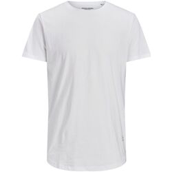 Textil Homem T-shirts e Pólos Jack & Jones 12184933 NOA TEE-WHITE Branco