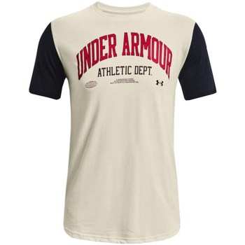 Textil Homem T-Shirt mangas curtas Under Gry Armour Athletic Dept Branco