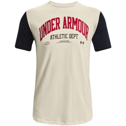 Textil Homem T-Shirt mangas curtas Under Armour Athletic Dept Branco