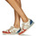 Sapatos Mulher Sapatilhas Gola DAYTONA QUADRANT Branco / Ouro / Azul