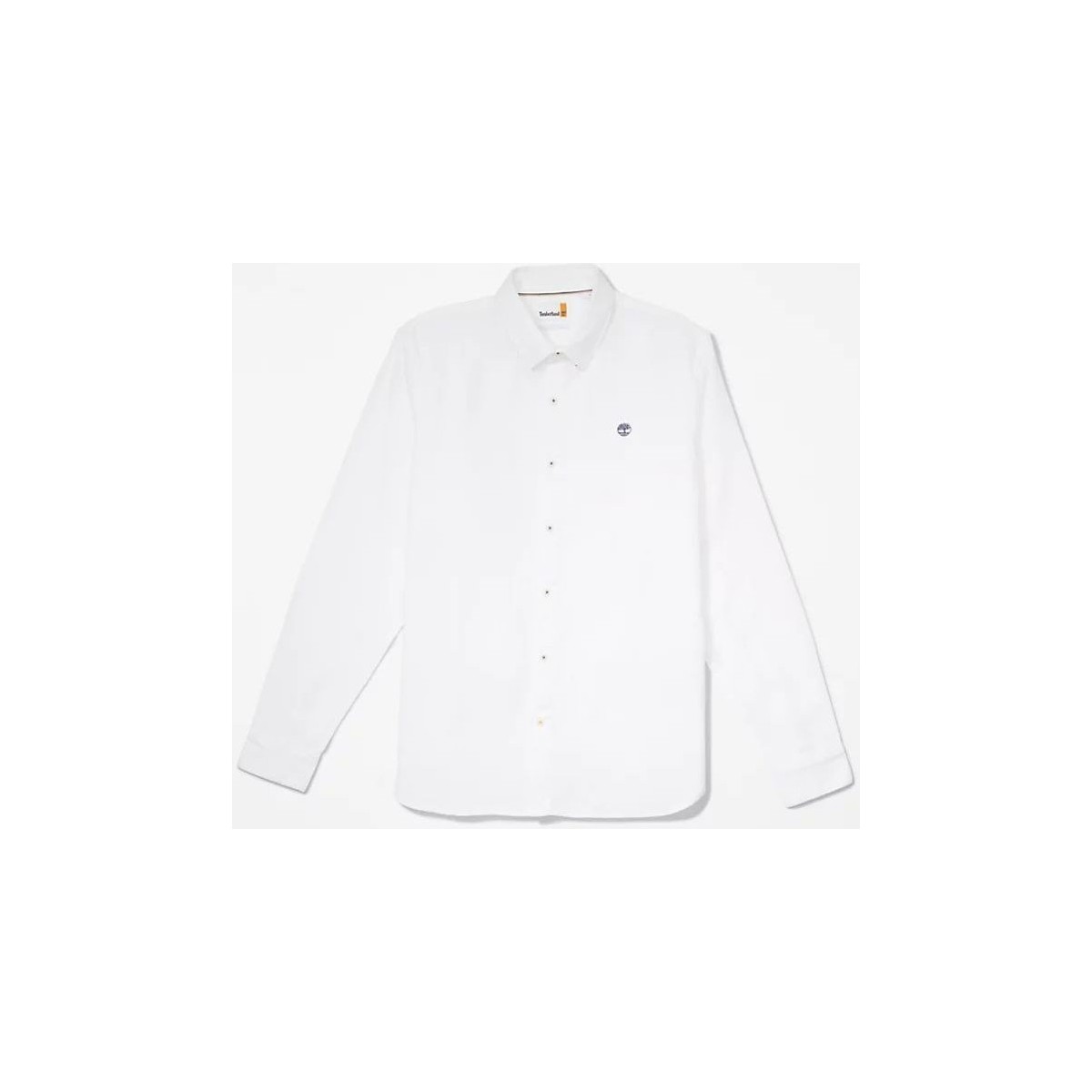 Textil Homem Camisas mangas comprida Timberland TB0A2DC31001 - LINEN SHIRT-WHITE Branco
