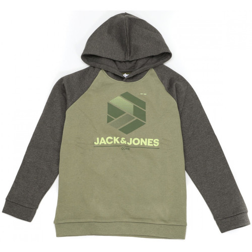 Textil Rapaz Sweats Jack & Jones  Verde