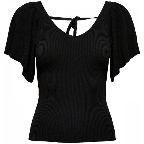 Textil Mulher T-shirts e Pólos Only 15203888 LEELO-BLACK Preto