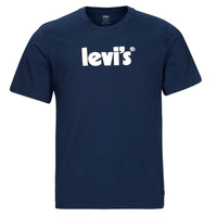 Textil Homem T-Shirt mangas curtas Levi's SS RELAXED FIT TEE Logo / Azul