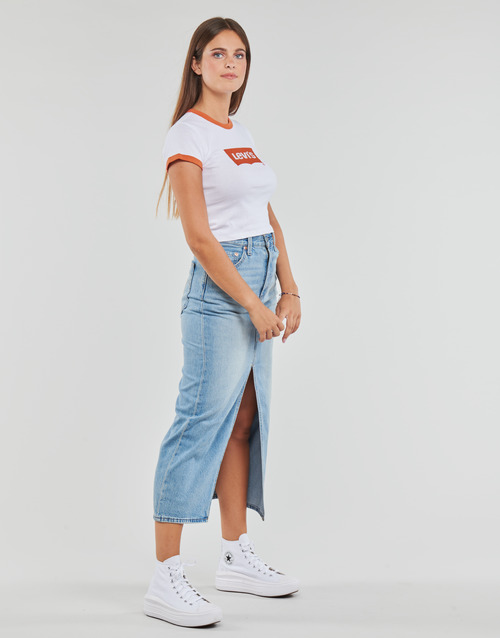 Levi's GRAPHIC RINGER MINI TEE Laranja / Claro / Branco