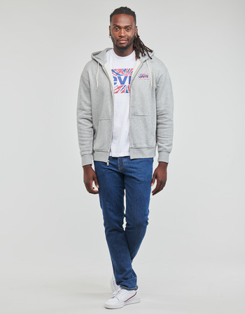 Levi's RELAXED GRAPHIC ZIPUP Cinzento