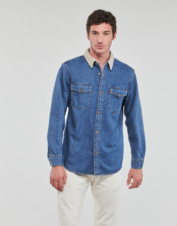 Textil Homem Camisas mangas comprida Levi's RELAXED FIT WESTERN Azul / Stonewash